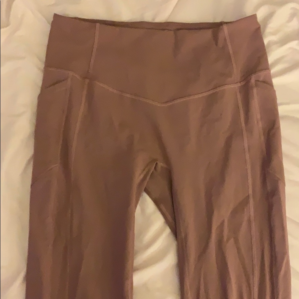 lululemón leggings with pockets 7/8